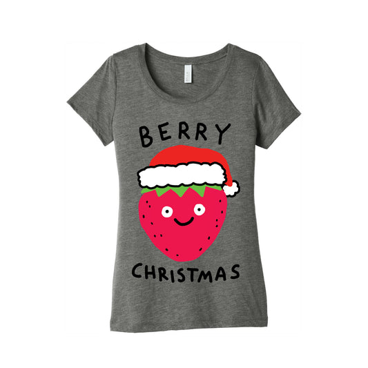 Berry Christmas Women's Triblend Tee