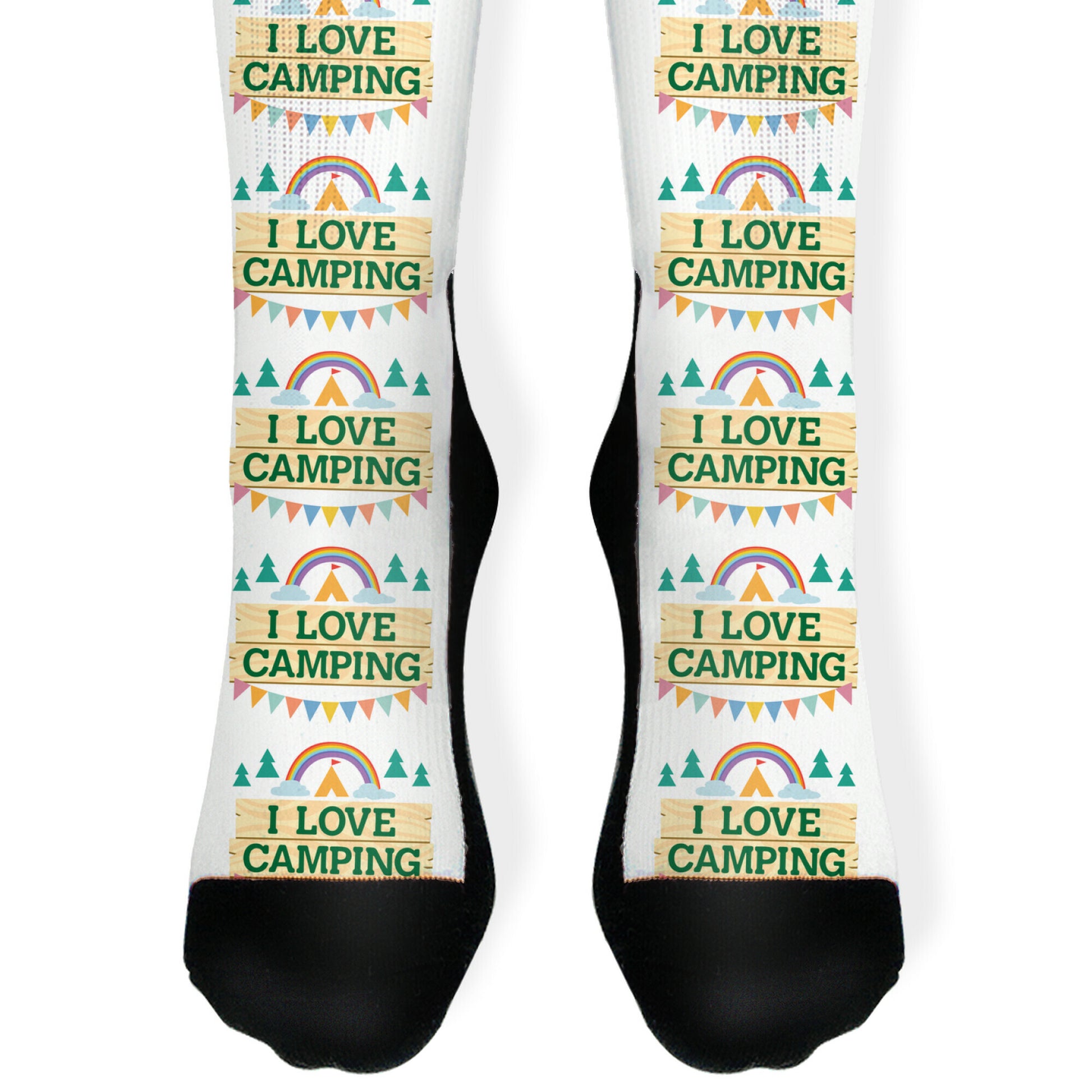 I Love Camping (Pocket Camp Parody) Socks