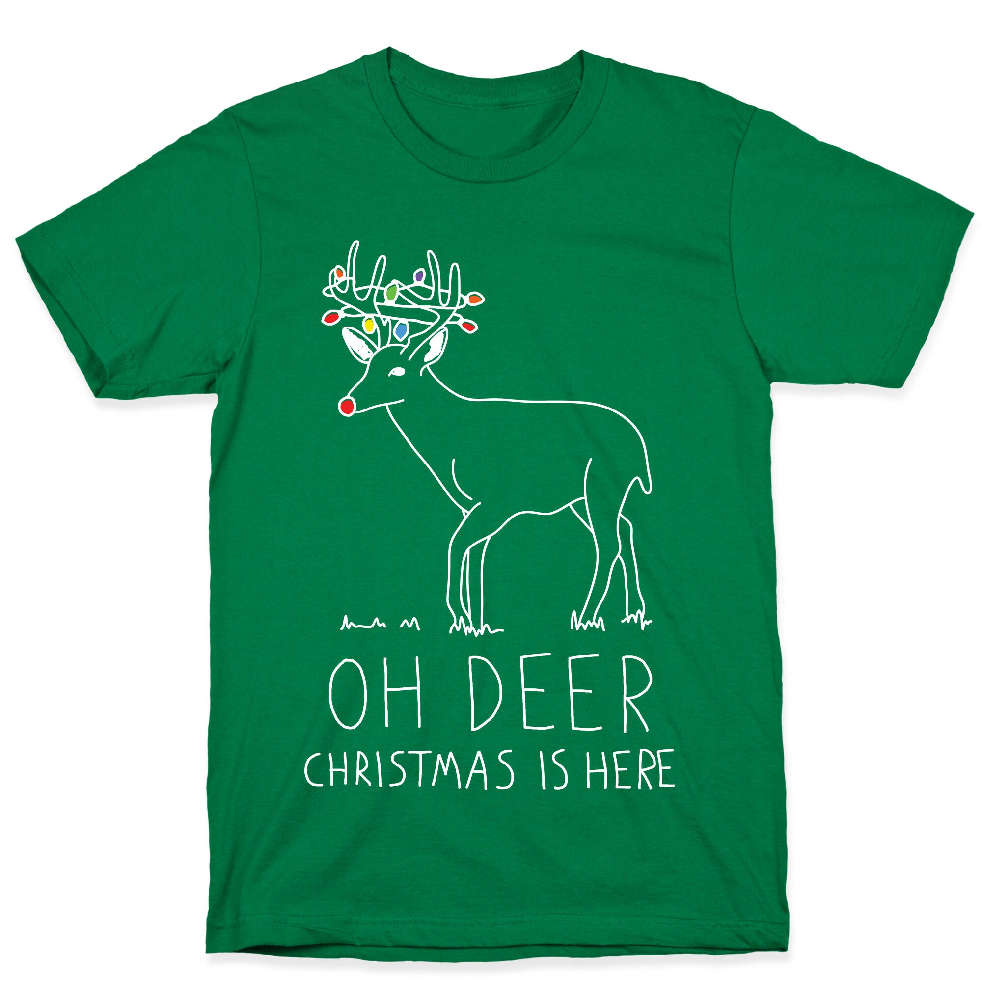 Oh Deer Christmas Is Here T-Shirt