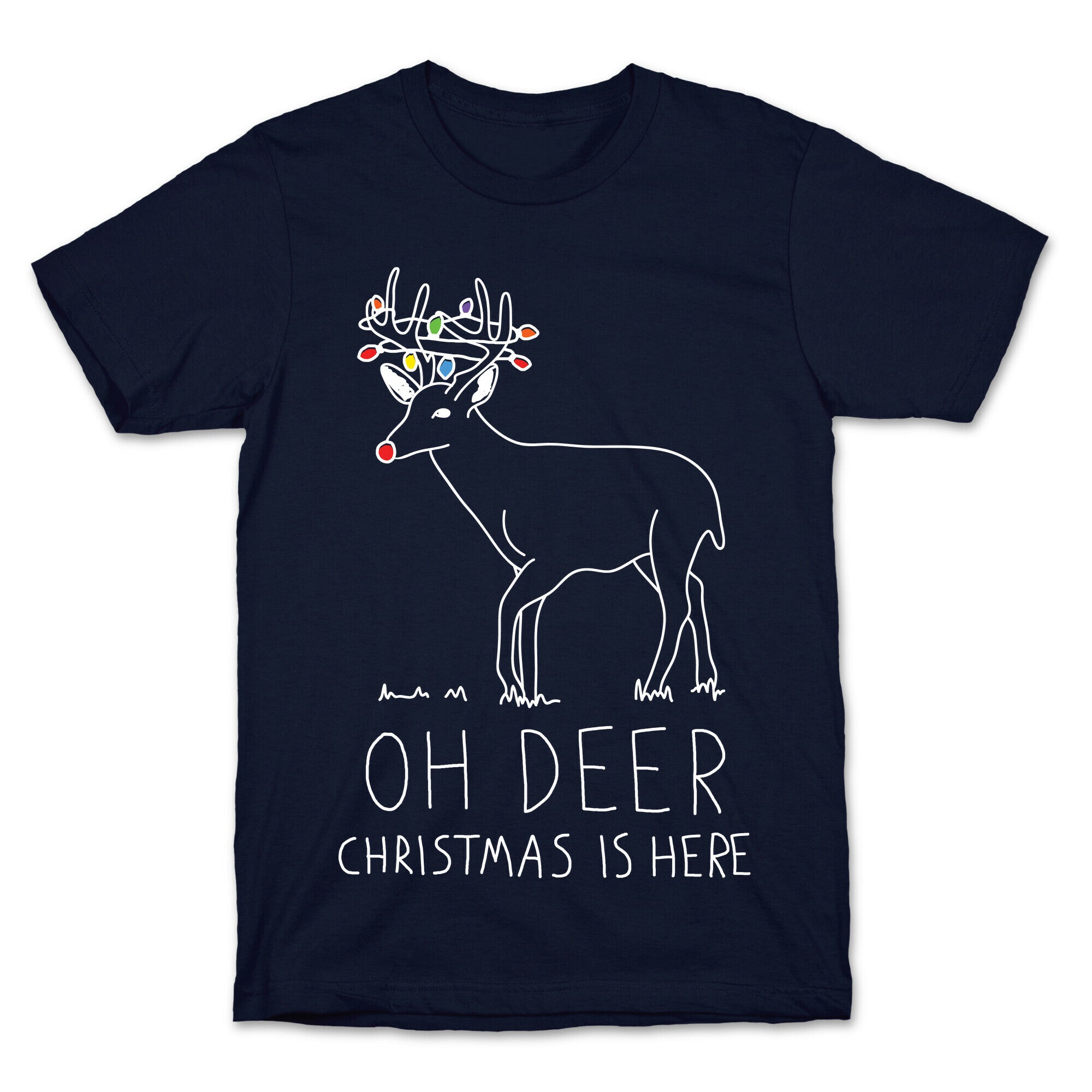 Oh Deer Christmas Is Here T-Shirt