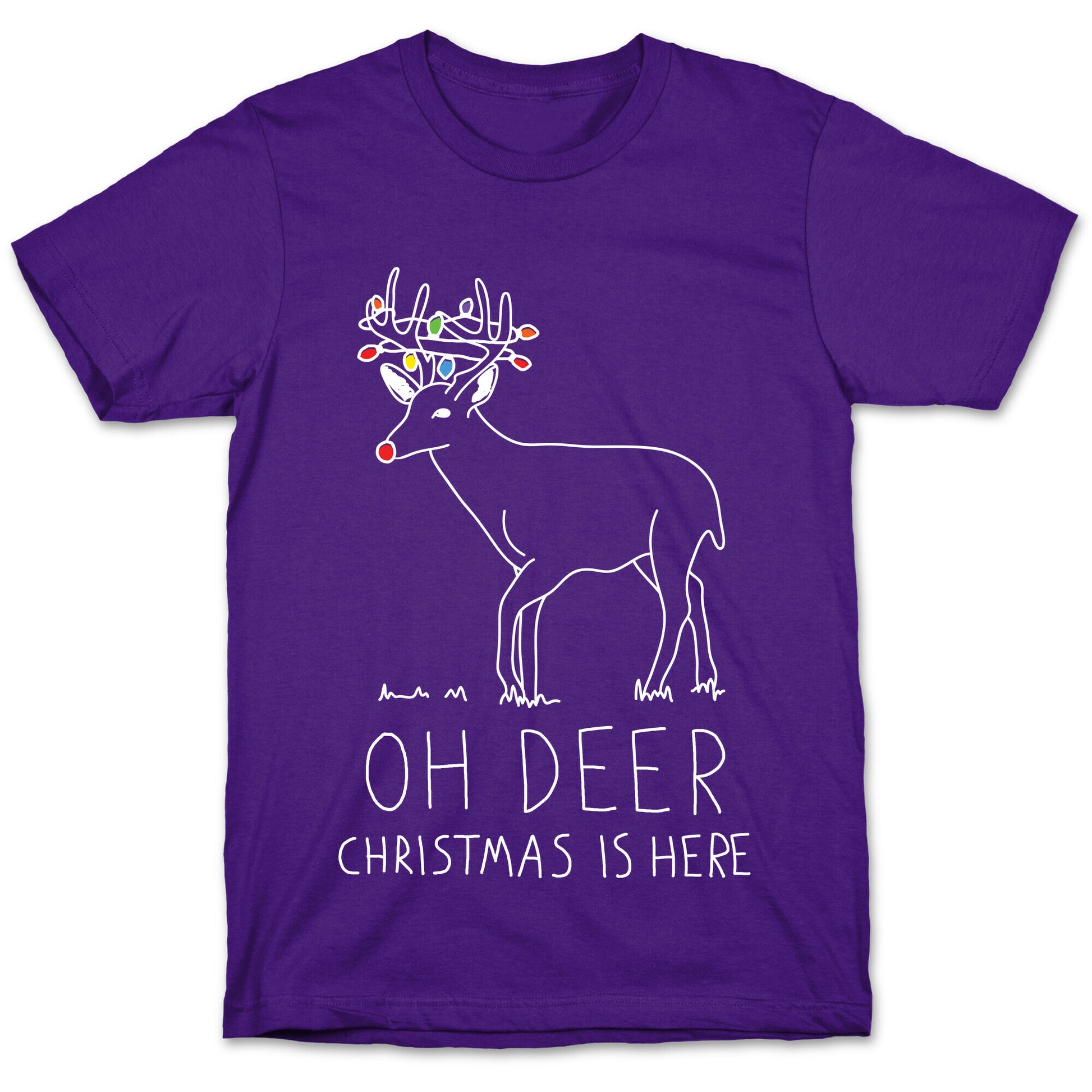 Oh Deer Christmas Is Here T-Shirt