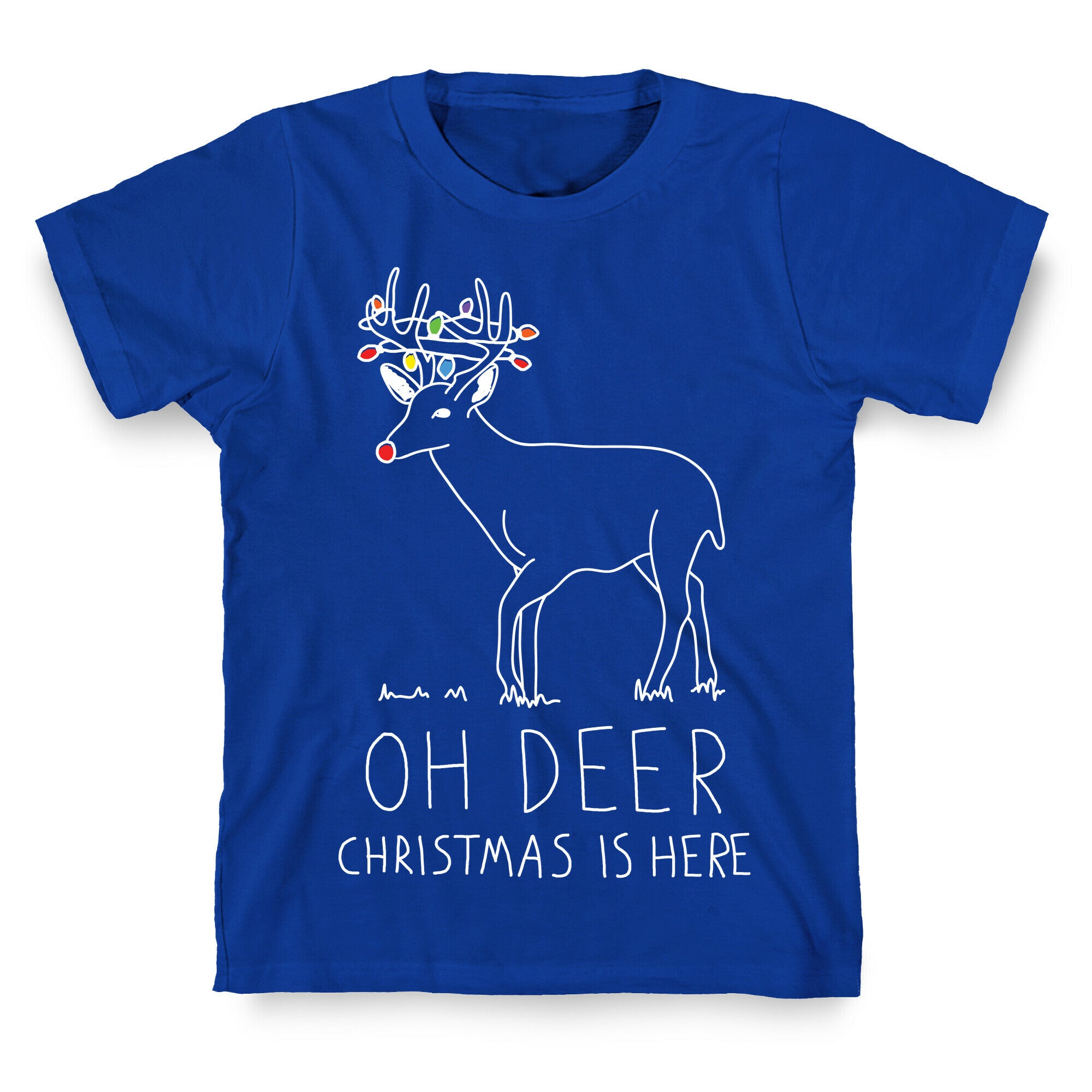 Oh Deer Christmas Is Here T-Shirt