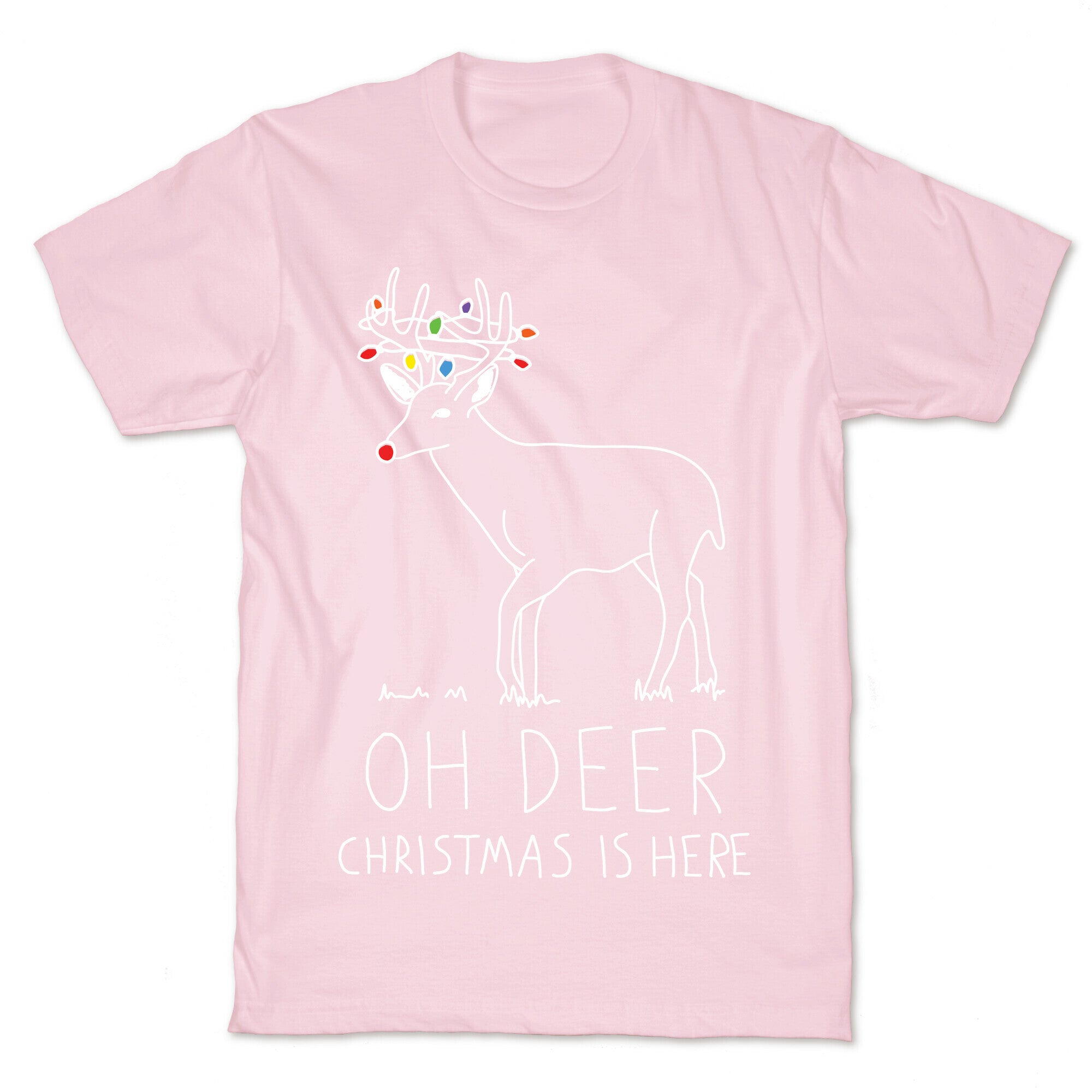 Oh Deer Christmas Is Here T-Shirt