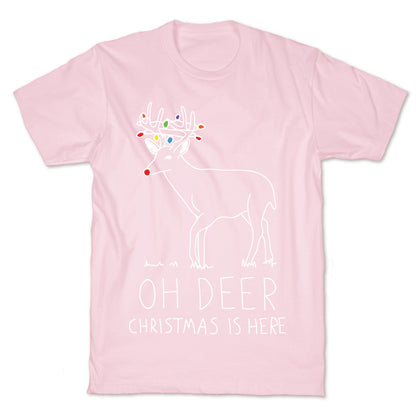 Oh Deer Christmas Is Here T-Shirt