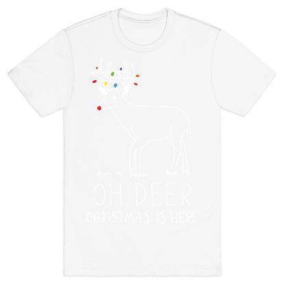 Oh Deer Christmas Is Here T-Shirt