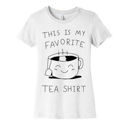 This Is My Favorite Tea Shirt Women's Cotton Tee