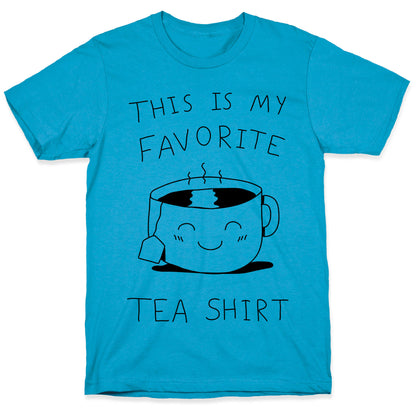 This Is My Favorite Tea Shirt Unisex Triblend Tee