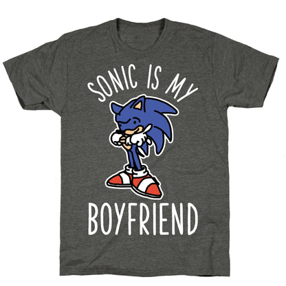 Sonic is my Boyfriend Unisex Triblend Tee