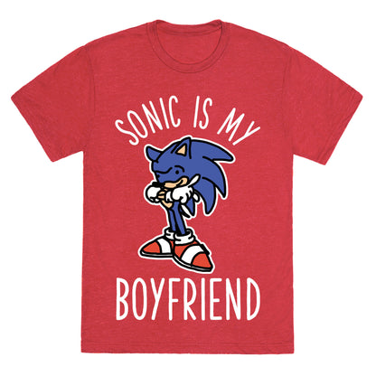 Sonic is my Boyfriend Unisex Triblend Tee