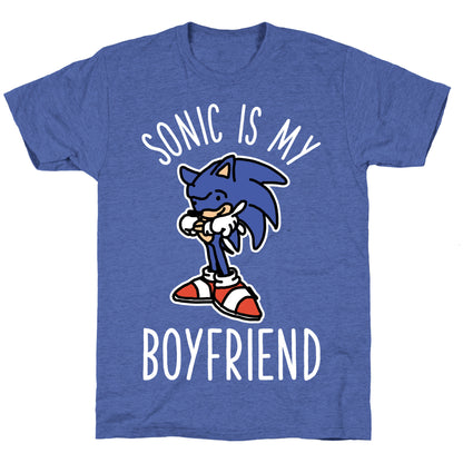 Sonic is my Boyfriend Unisex Triblend Tee