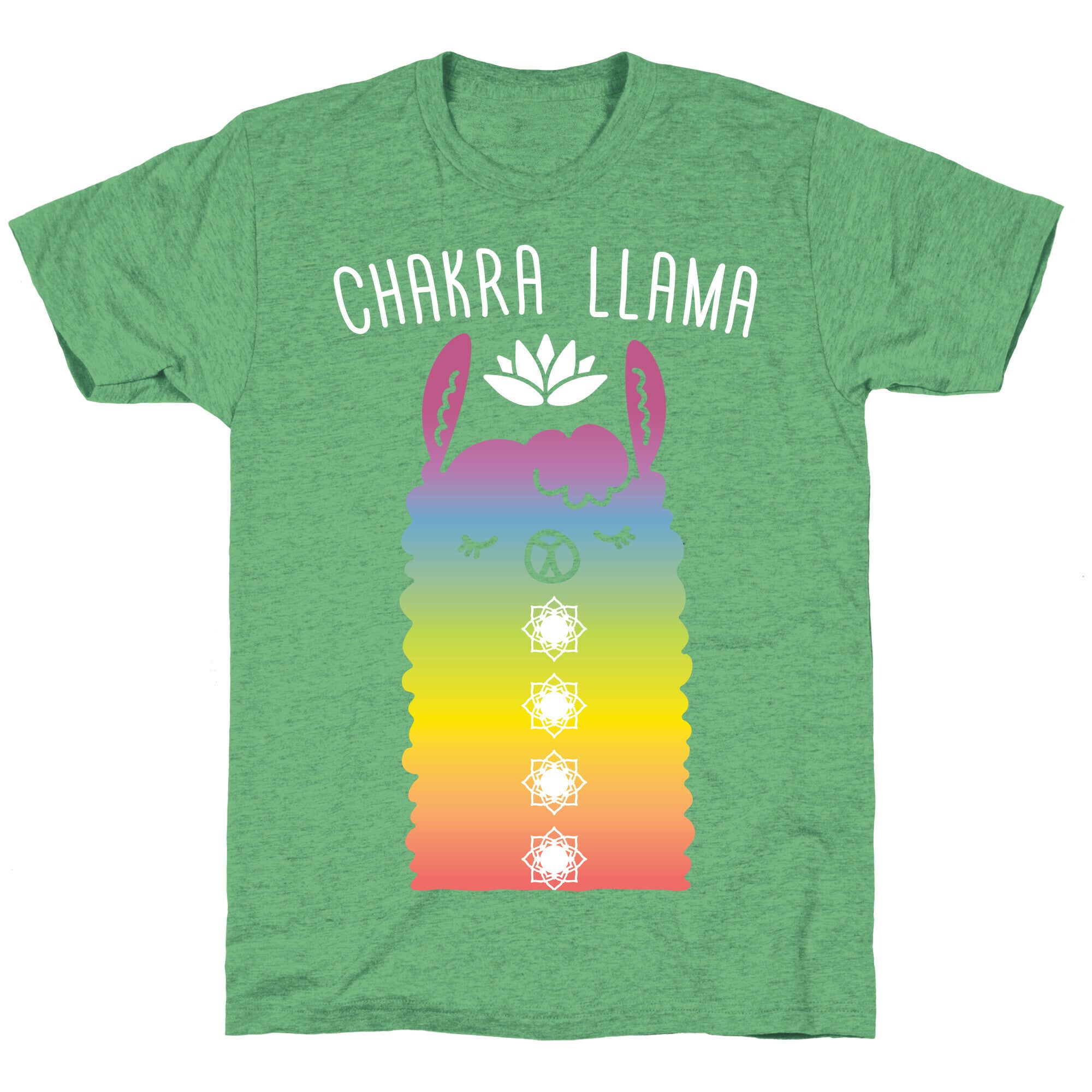 Chakra Llama Unisex Triblend Tee