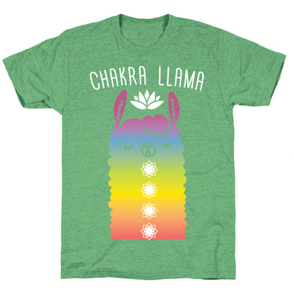 Chakra Llama Unisex Triblend Tee