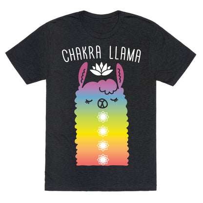 Chakra Llama Unisex Triblend Tee
