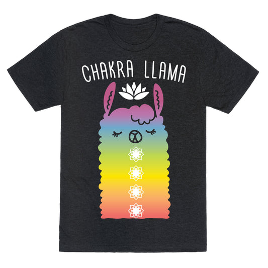 Chakra Llama Unisex Triblend Tee