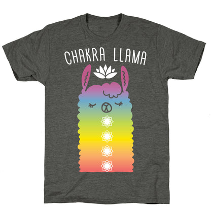 Chakra Llama Unisex Triblend Tee