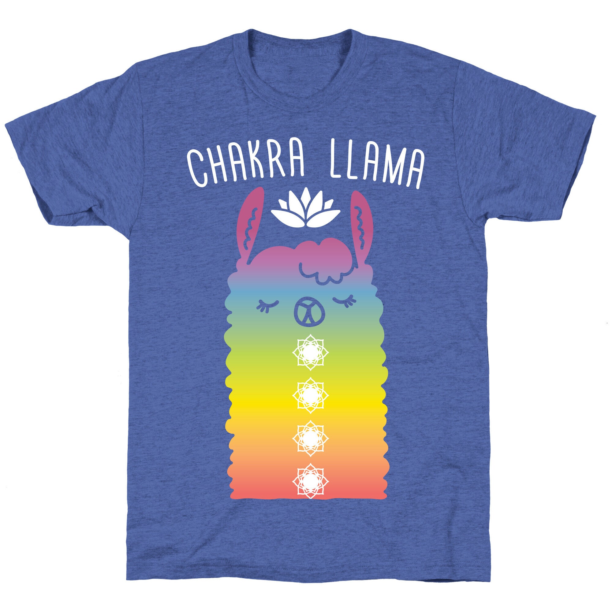 Chakra Llama Unisex Triblend Tee