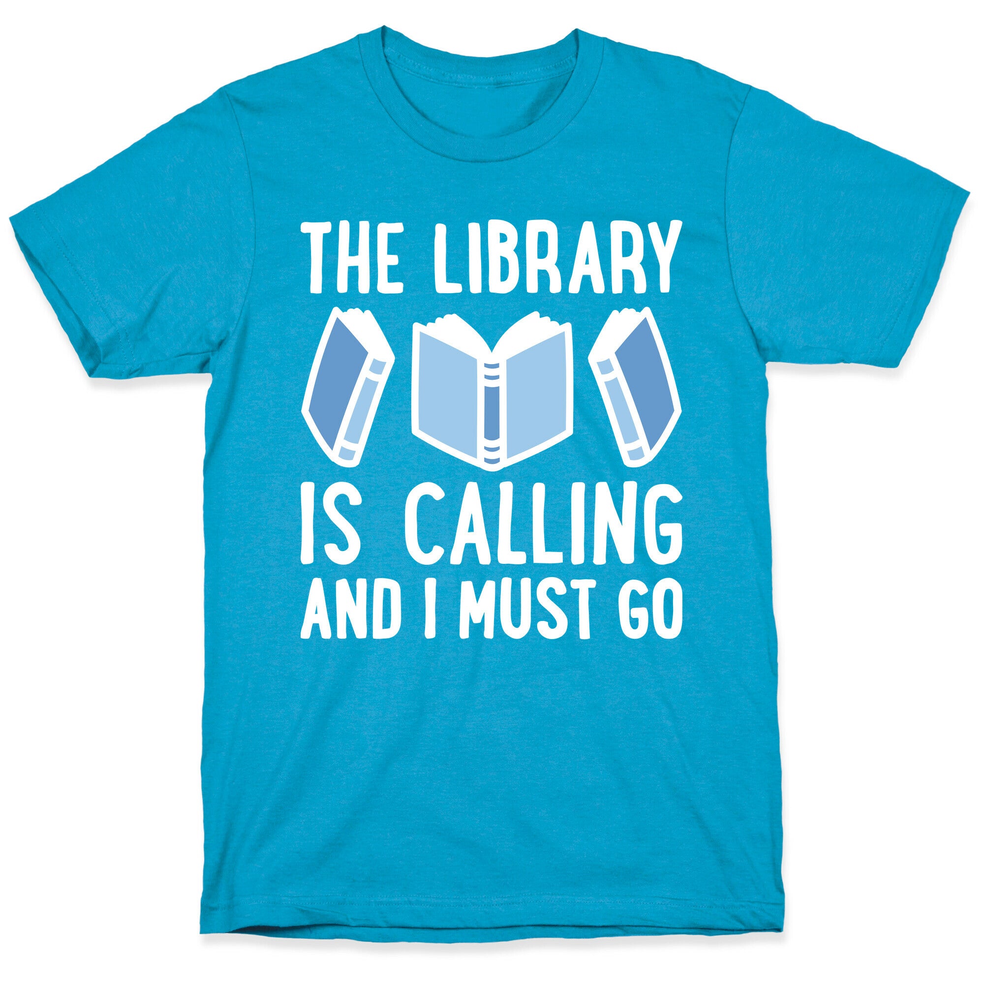 The Library Is Calling And I Must Go Unisex Triblend Tee