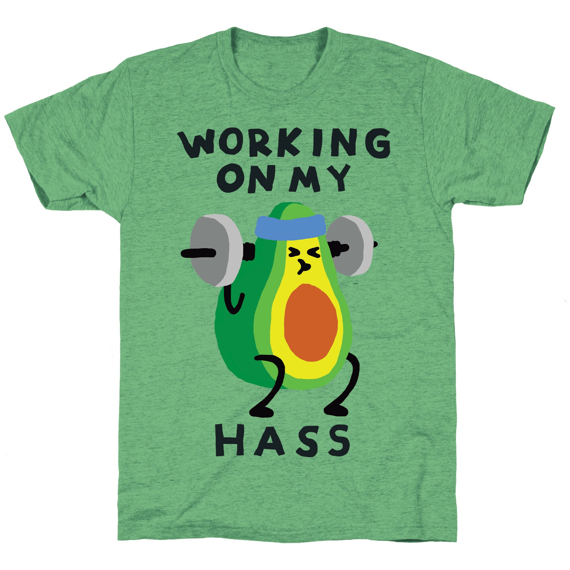 Working On My Hass Unisex Triblend Tee