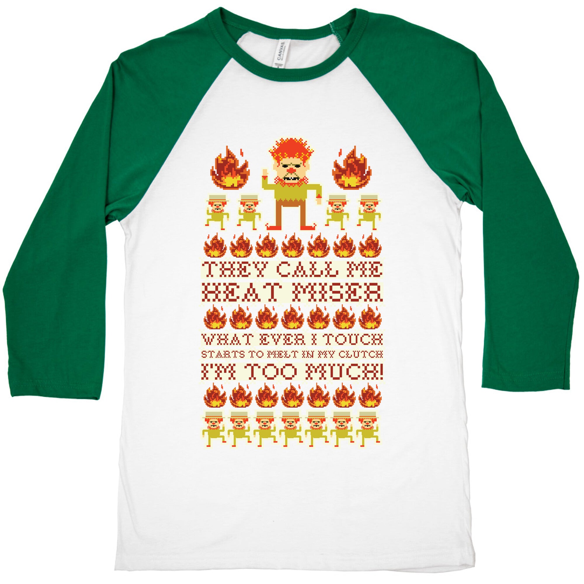 They Call Me Heat Miser Baseball Tee
