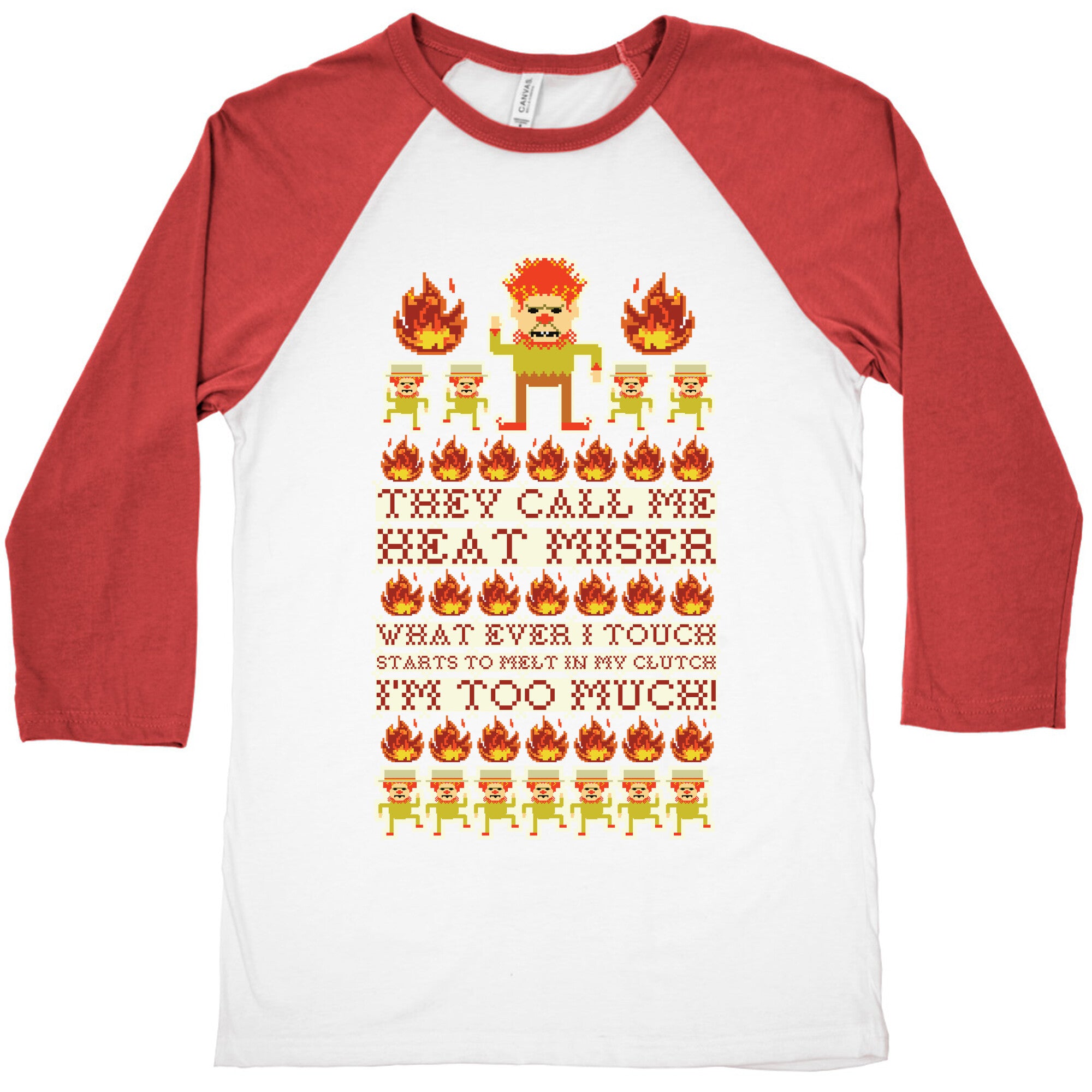 They Call Me Heat Miser Baseball Tee