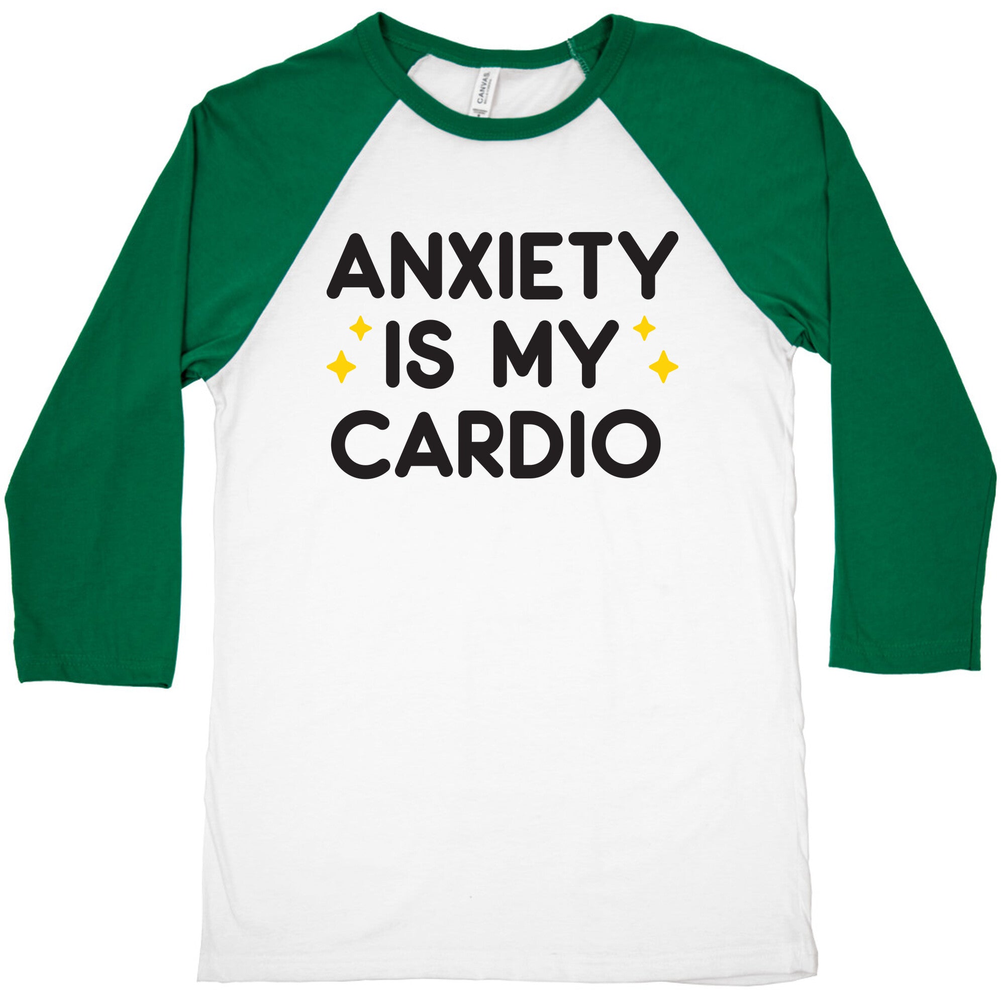 Anxiety Is My Cardio Baseball Tee