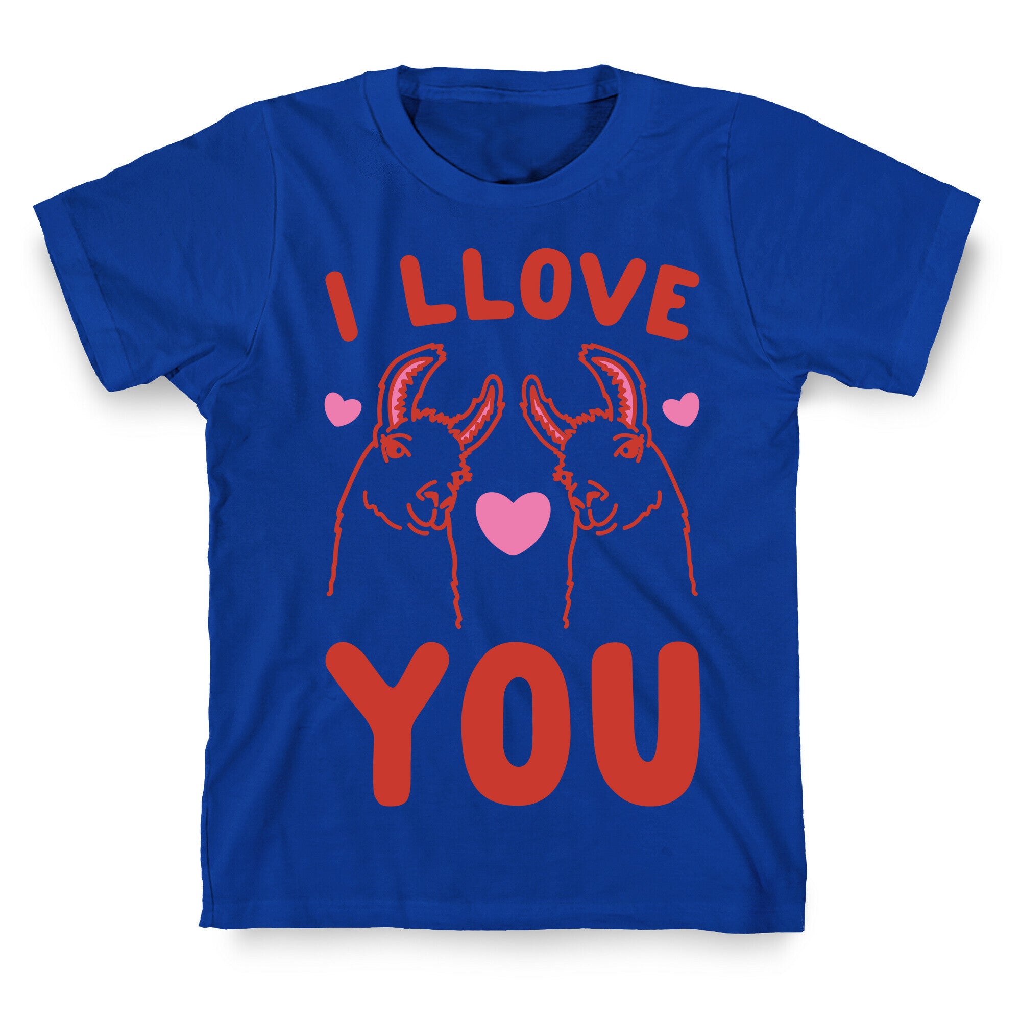 I LLove You LLama Valentine Parody T-Shirt
