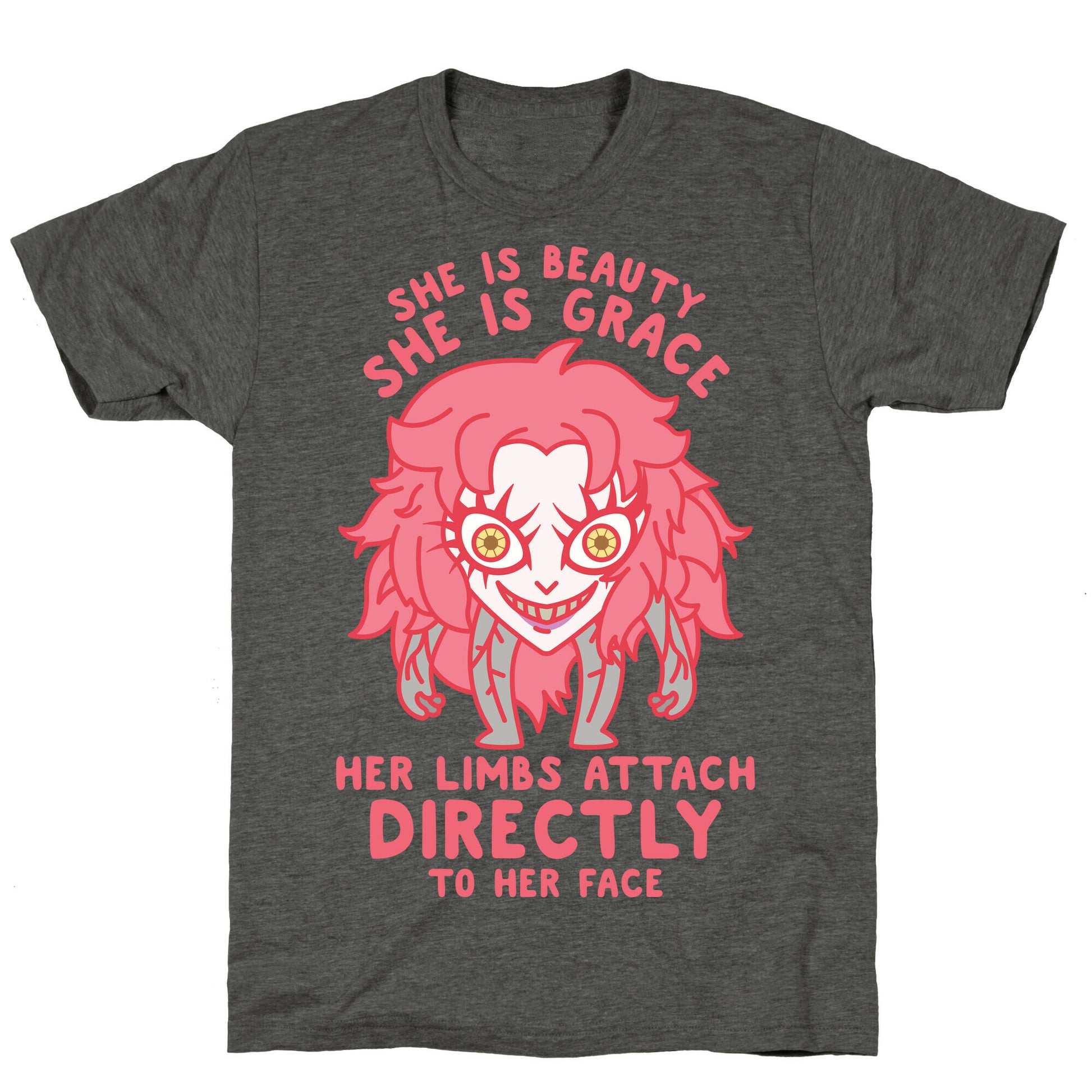 She Is Beauty She Is Grace Psycho Jenny Unisex Triblend Tee