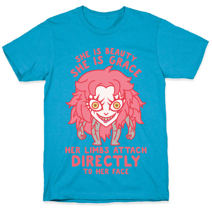 She Is Beauty She Is Grace Psycho Jenny Unisex Triblend Tee