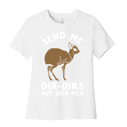 Send Me Dik-Diks Women's Cotton Tee