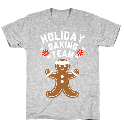 Holiday Baking Team (White Ink) T-Shirt