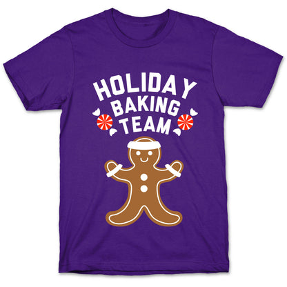 Holiday Baking Team (White Ink) T-Shirt