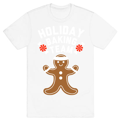 Holiday Baking Team (White Ink) T-Shirt