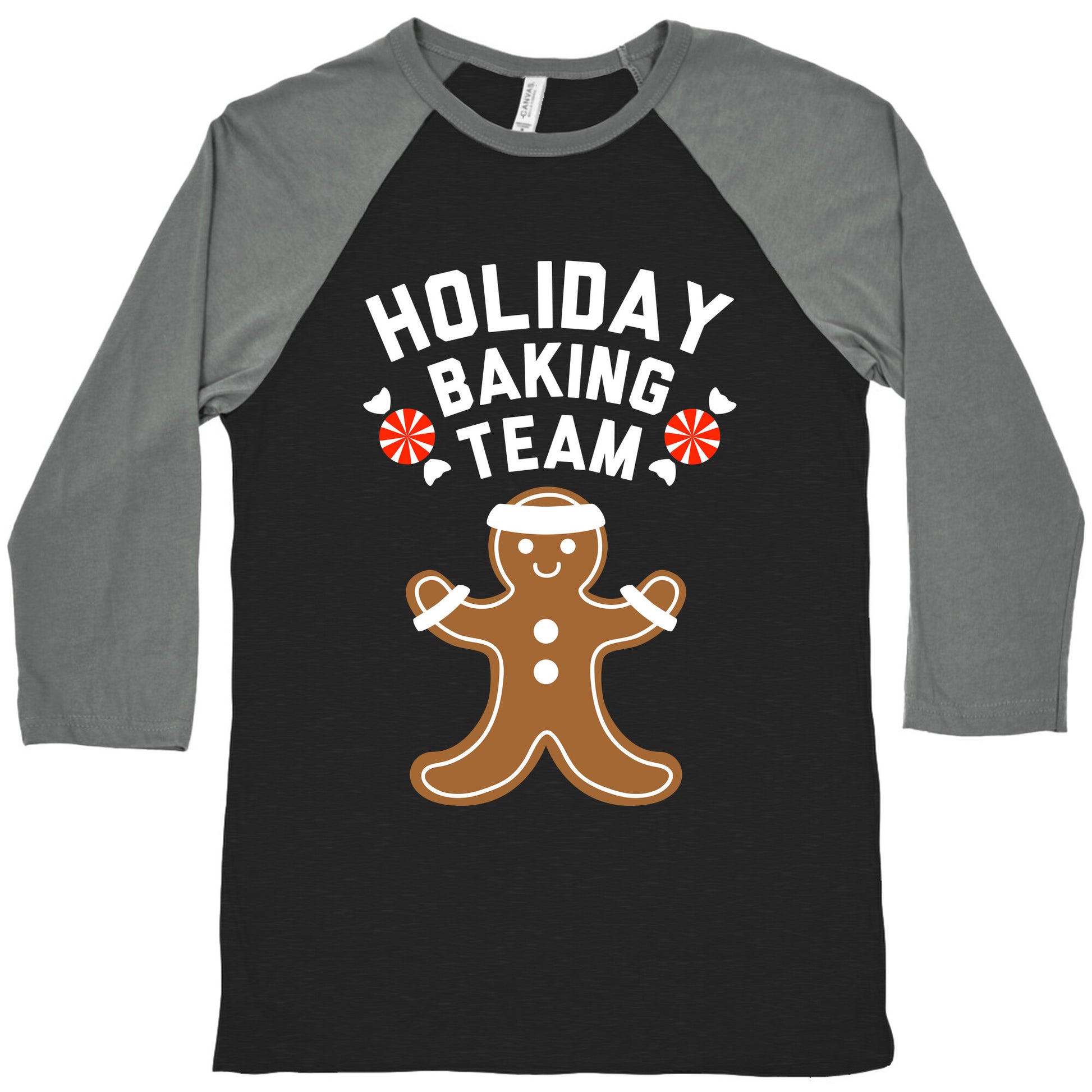Holiday Baking Team (White Ink) Baseball Tee