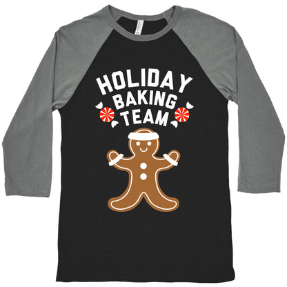 Holiday Baking Team (White Ink) Baseball Tee