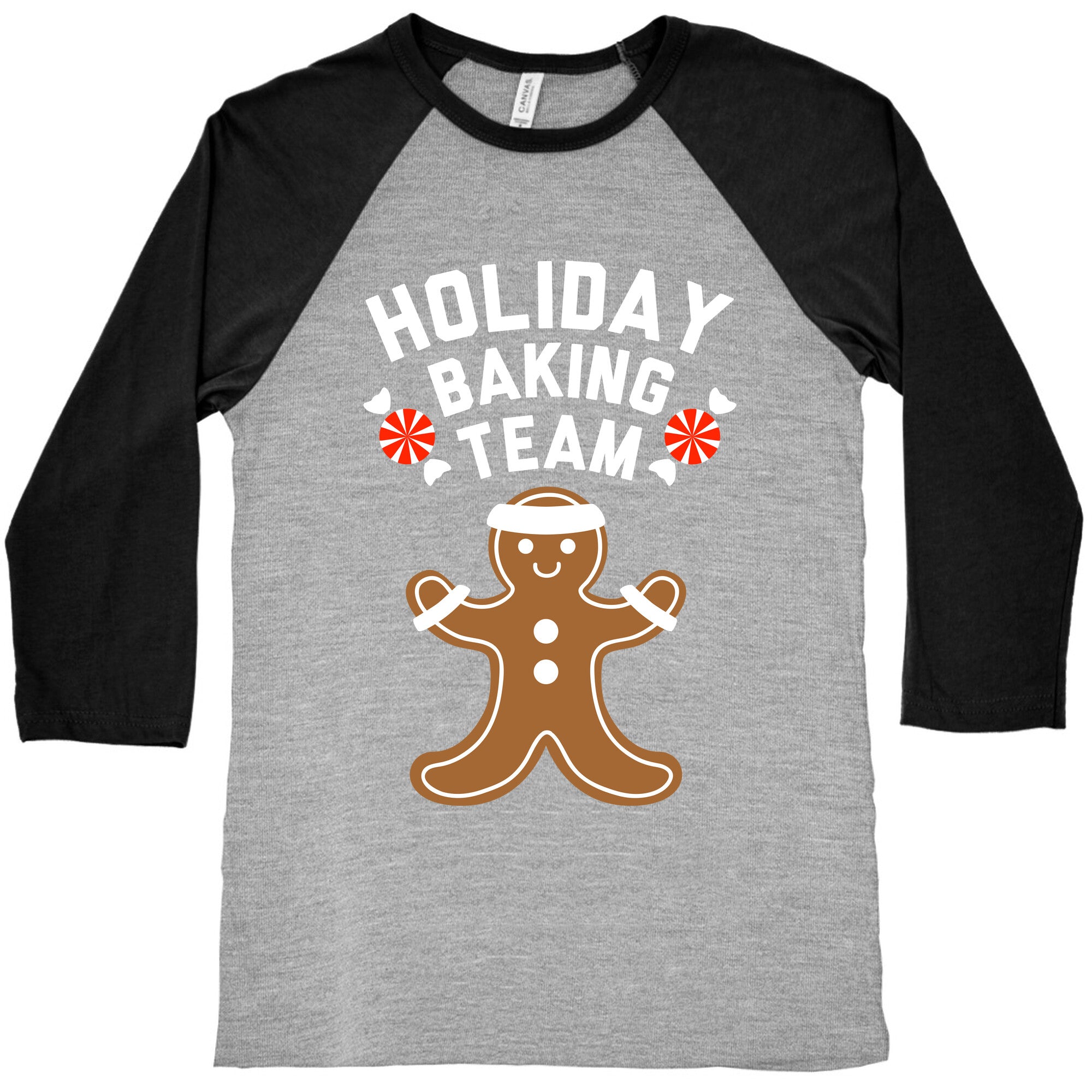 Holiday Baking Team (White Ink) Baseball Tee