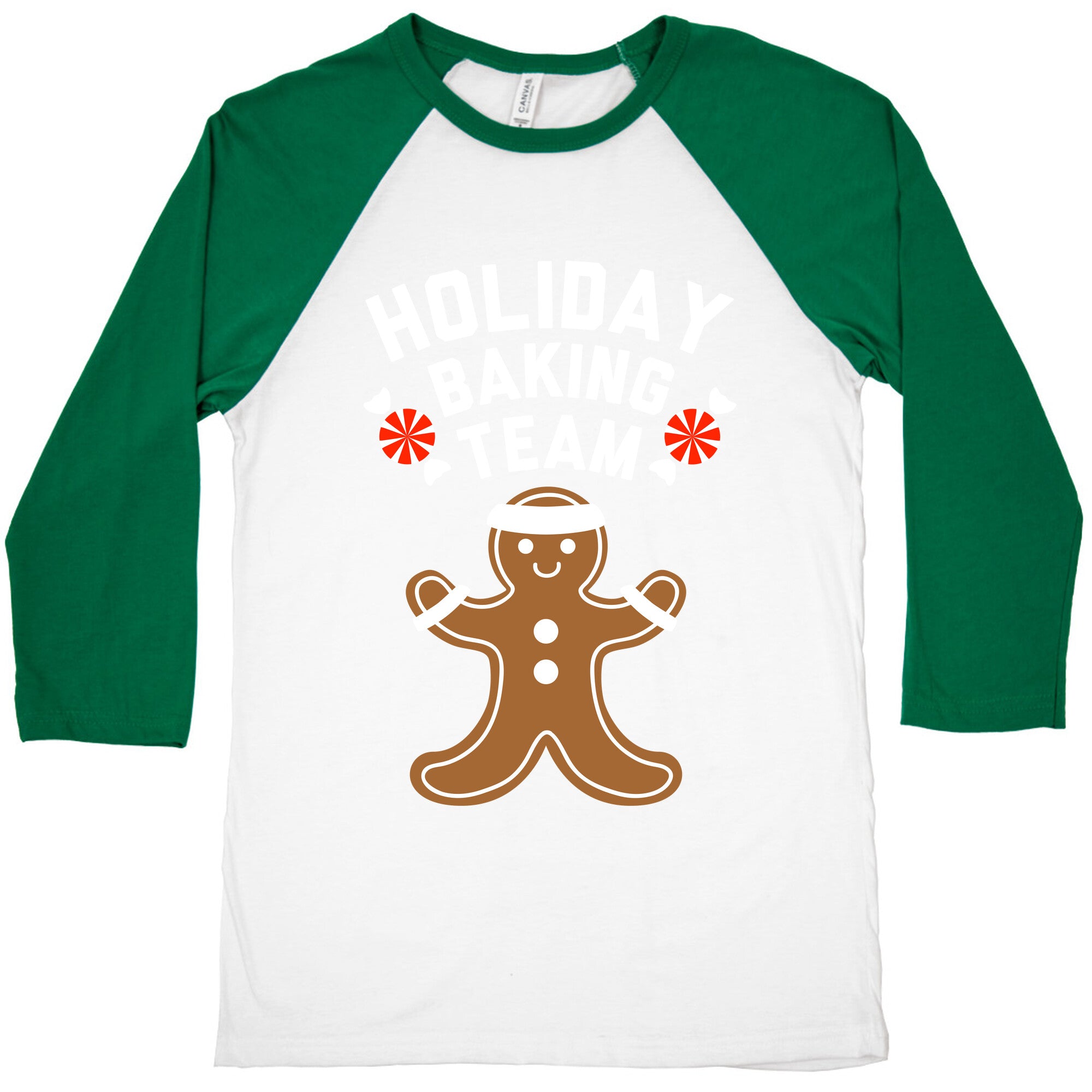 Holiday Baking Team (White Ink) Baseball Tee