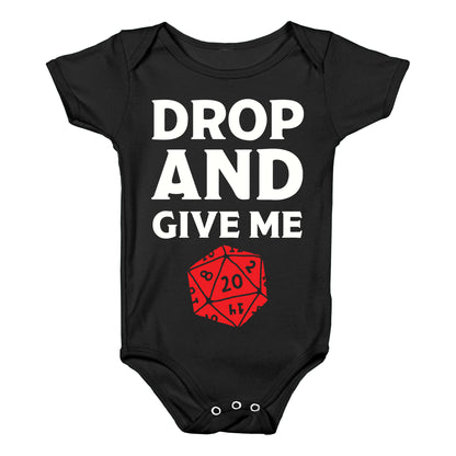 Drop And Give Me D20 Baby One Piece