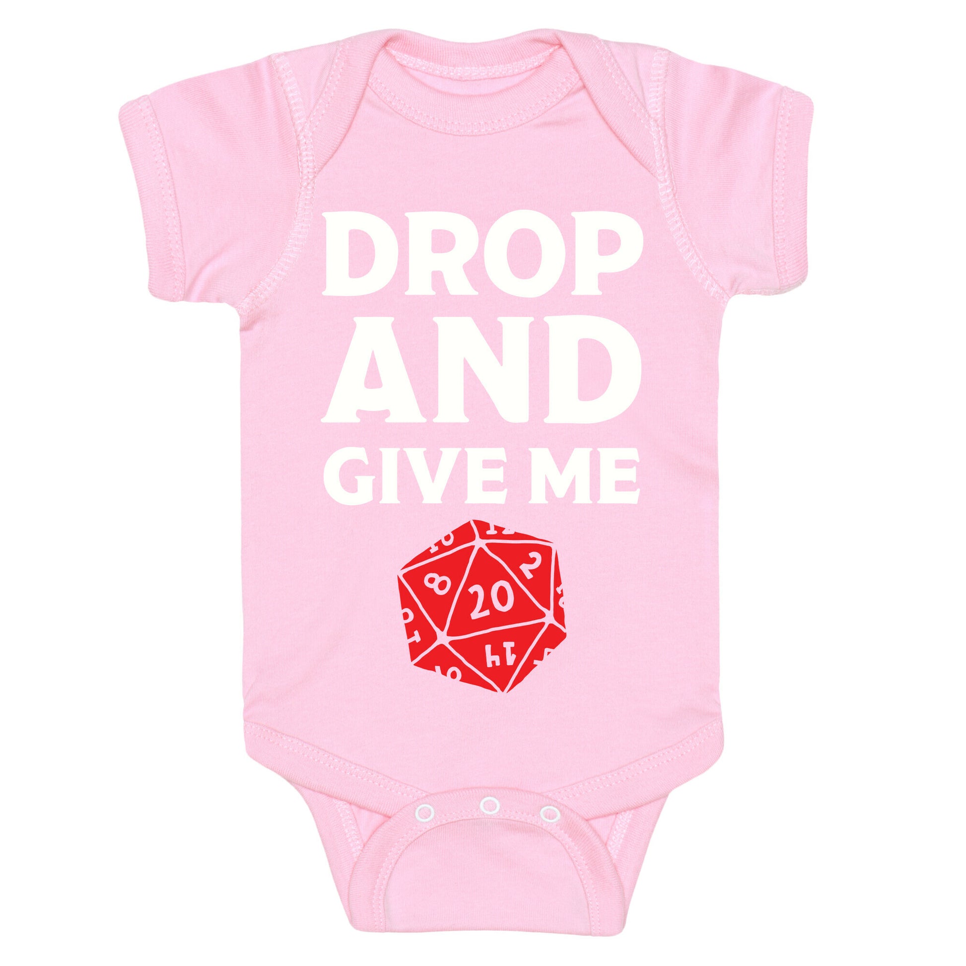 Drop And Give Me D20 Baby One Piece