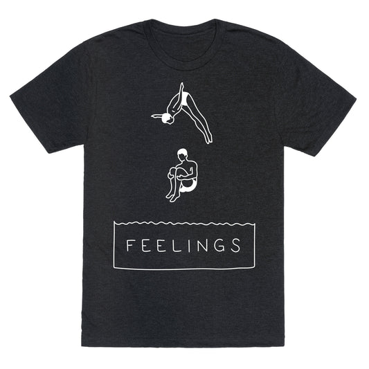 Diving Into Feelings Unisex Triblend Tee