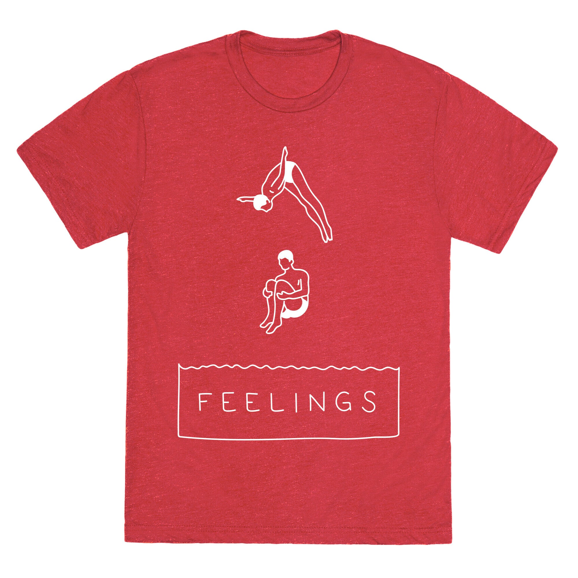 Diving Into Feelings Unisex Triblend Tee