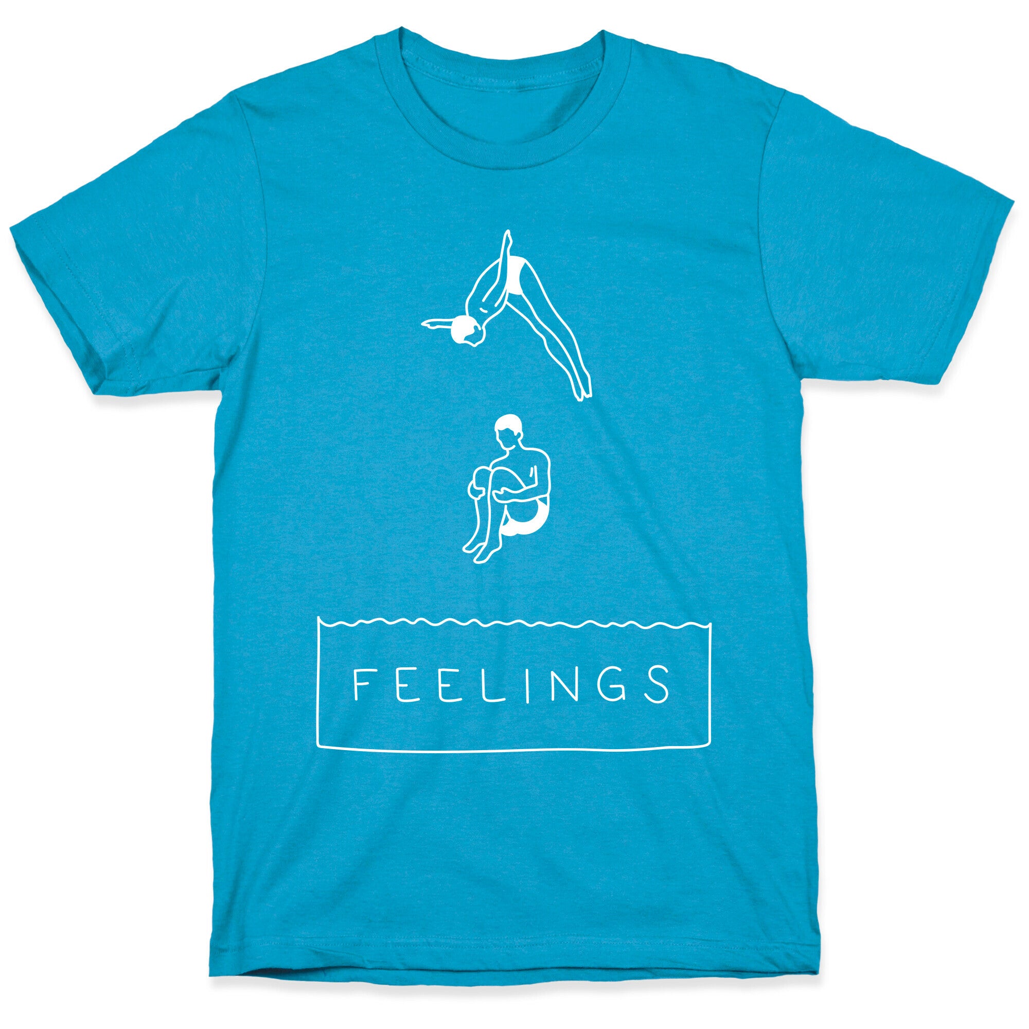 Diving Into Feelings Unisex Triblend Tee