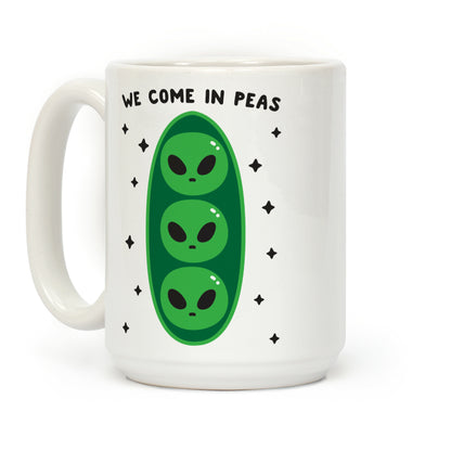 We Come In Peas Coffee Mug