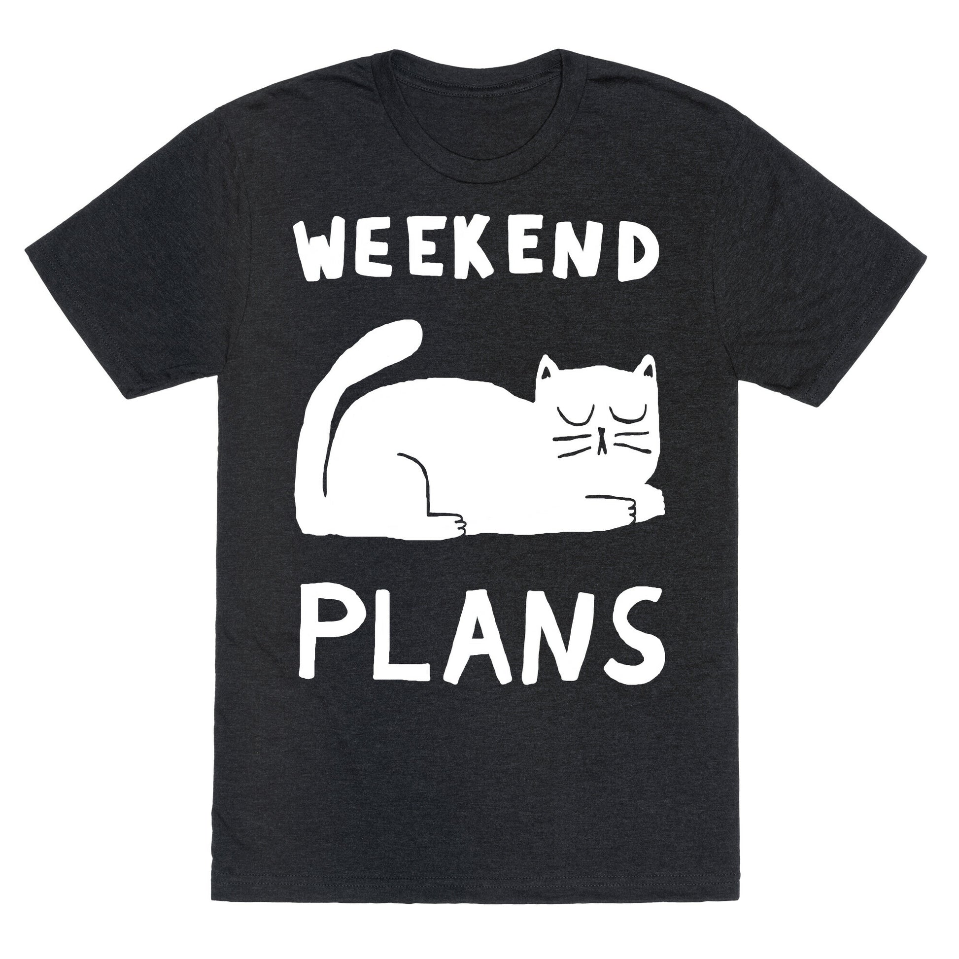 Weekend Plans Cat Unisex Triblend Tee