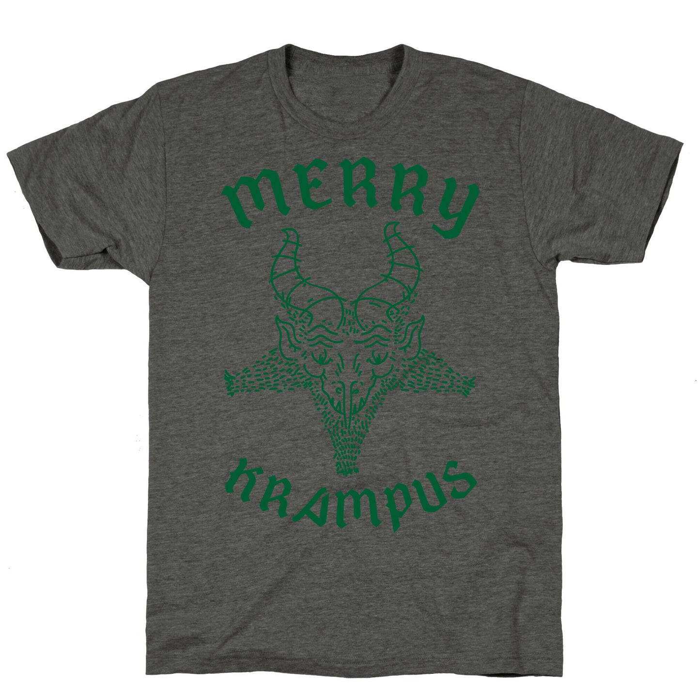 Merry Krampus Unisex Triblend Tee