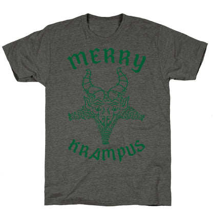 Merry Krampus Unisex Triblend Tee