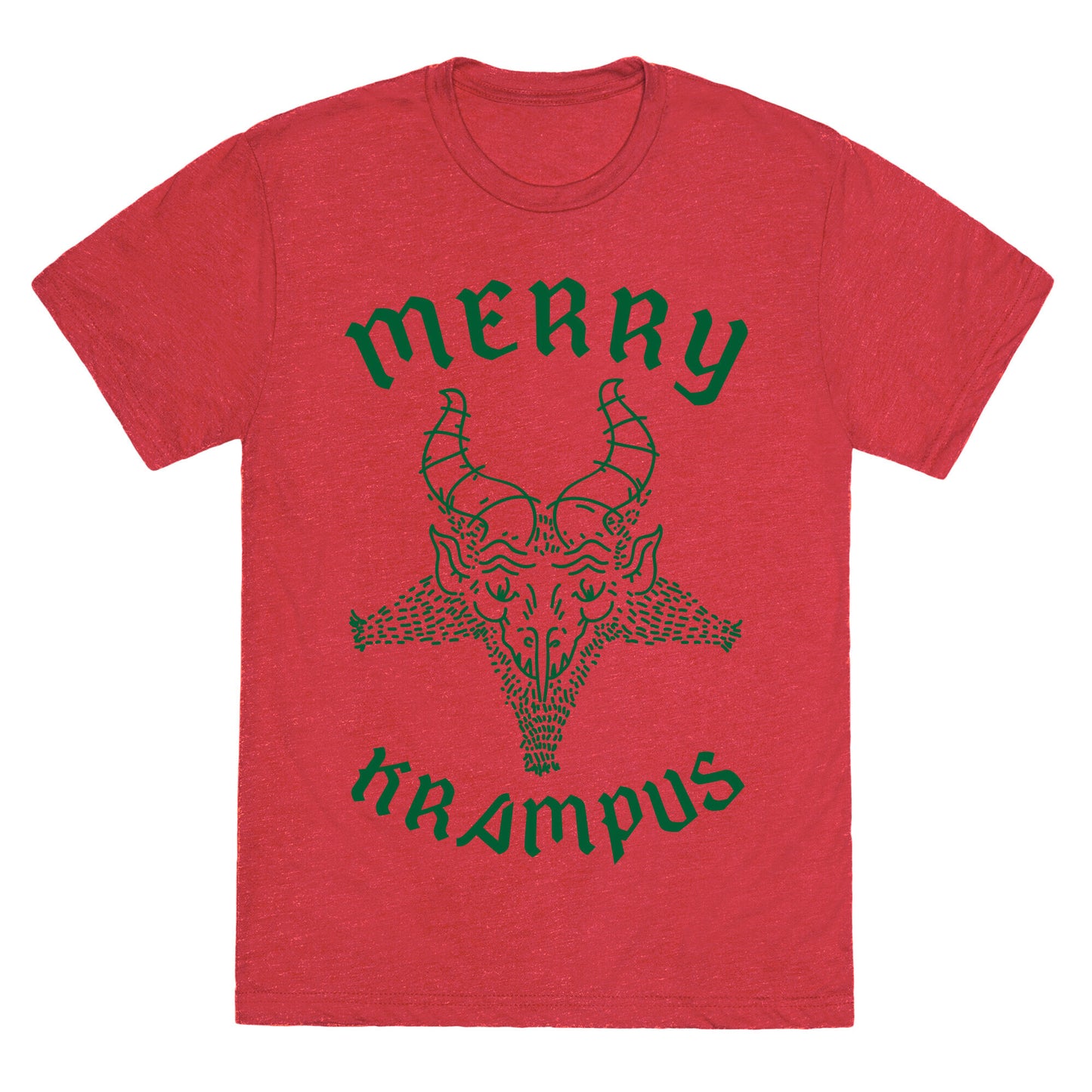Merry Krampus Unisex Triblend Tee