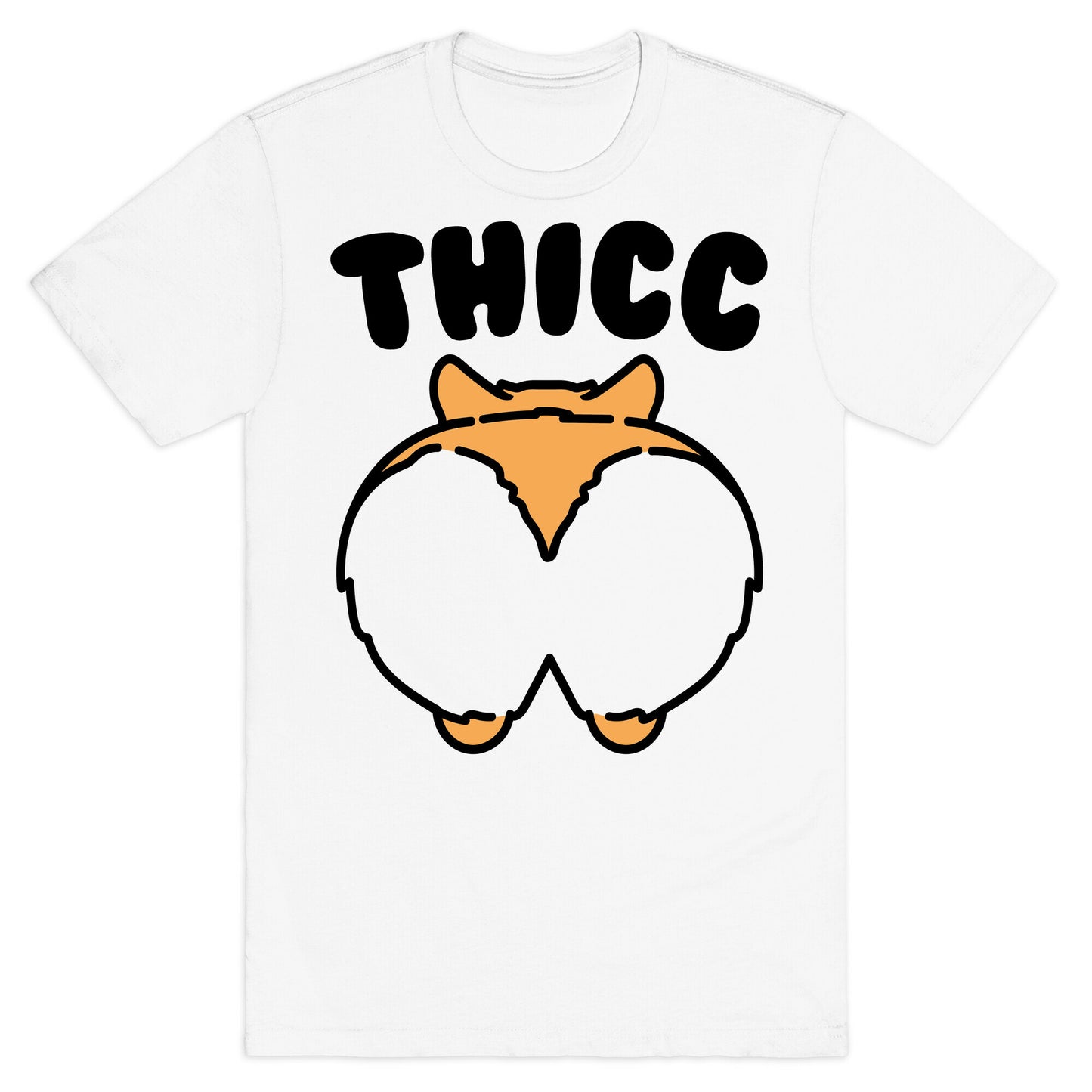 Thicc Corgi Butt Parody T-Shirt