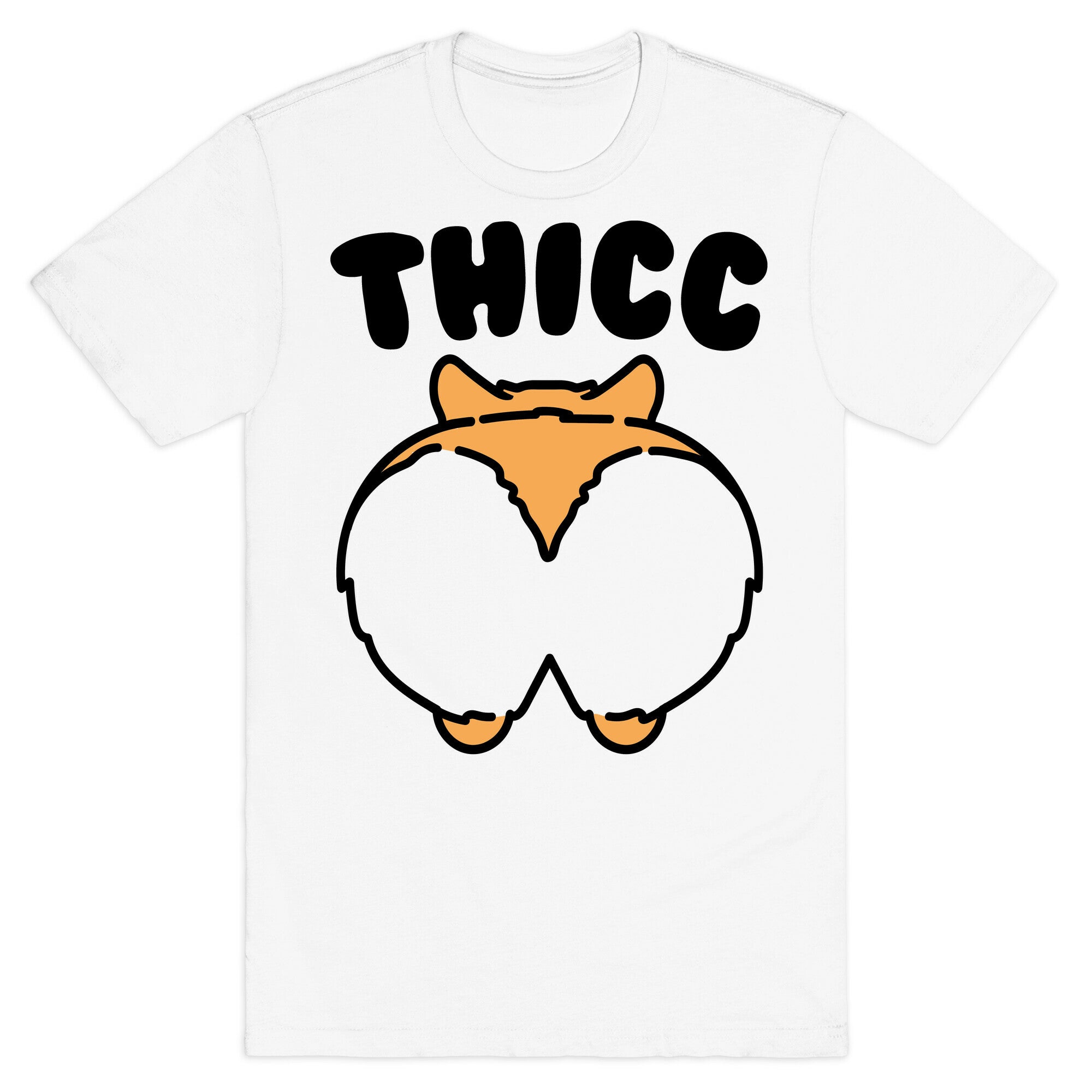 Thicc Corgi Butt Parody T-Shirt