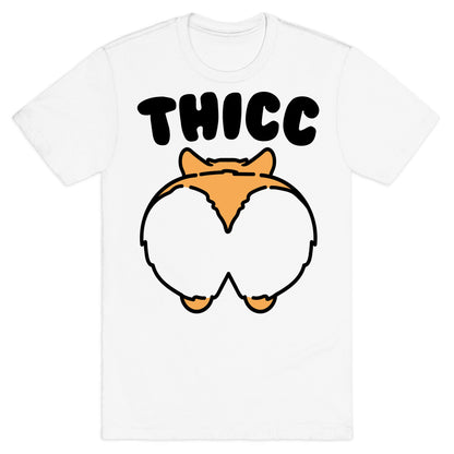 Thicc Corgi Butt Parody T-Shirt