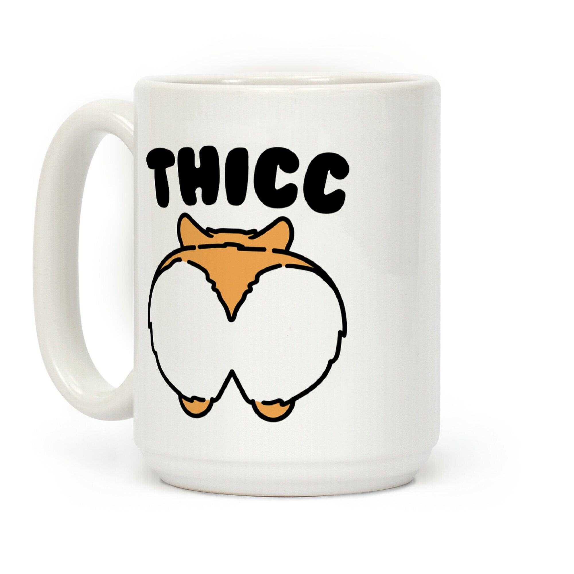 Thicc Corgi Butt Parody Coffee Mug
